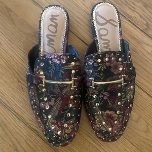 Sam Edelman Linnie Embroidered Mules 10